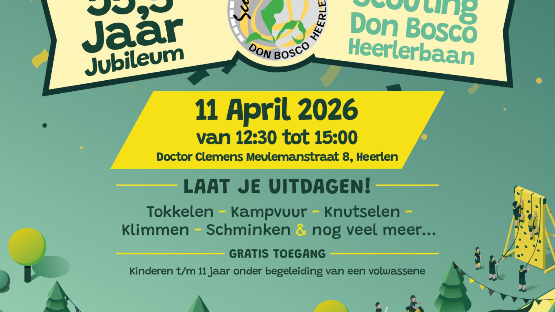 Jubileumfeest Scouting Don Bosco Heerlerbaan