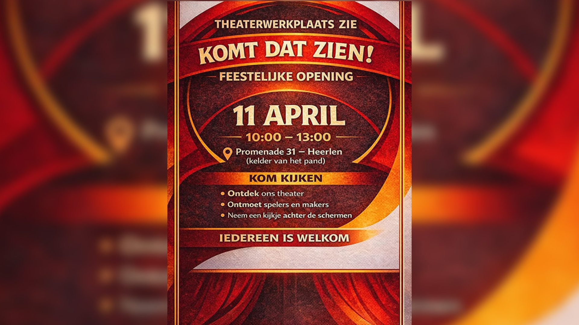 Opening nieuwe locatie Theaterwerkplaats ZIE