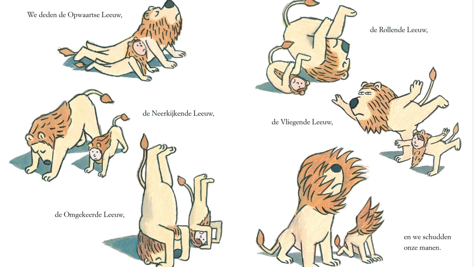 Boek & yoga: Leeuwenlessen (3+)